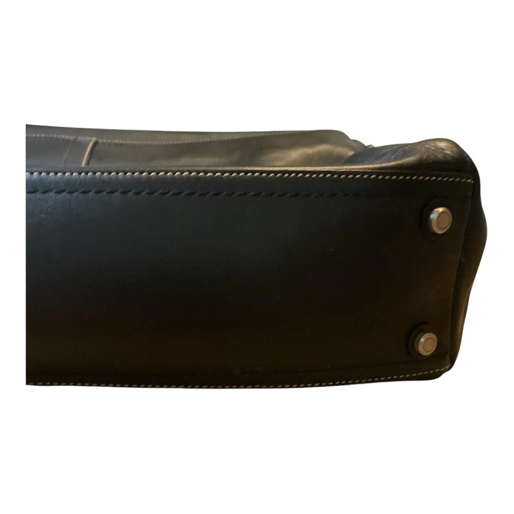 Coach Black Leather Messenger Bag Professional Design